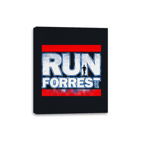 Run Forrest - Canvas Wraps Canvas Wraps RIPT Apparel 8x10 / Black