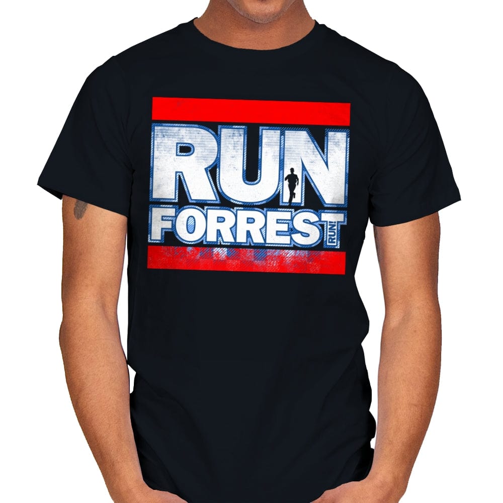 Run Forrest - Mens T-Shirts RIPT Apparel Small / Black