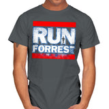 Run Forrest - Mens T-Shirts RIPT Apparel Small / Charcoal