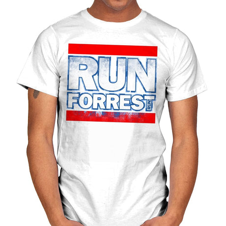 Run Forrest - Mens T-Shirts RIPT Apparel Small / White