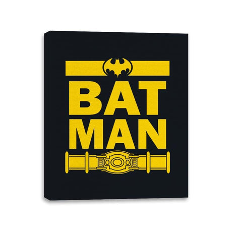 Run Gotham - Canvas Wraps Canvas Wraps RIPT Apparel 11x14 / Black