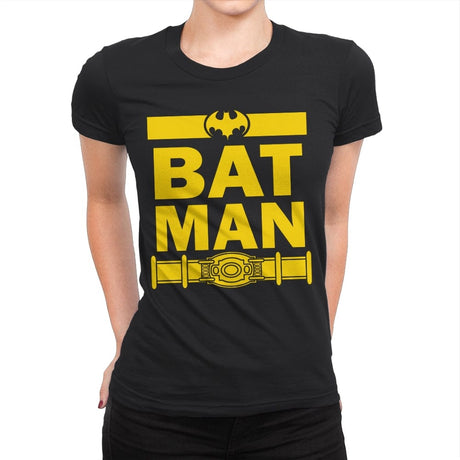 Run Gotham - Womens Premium T-Shirts RIPT Apparel Small / Black