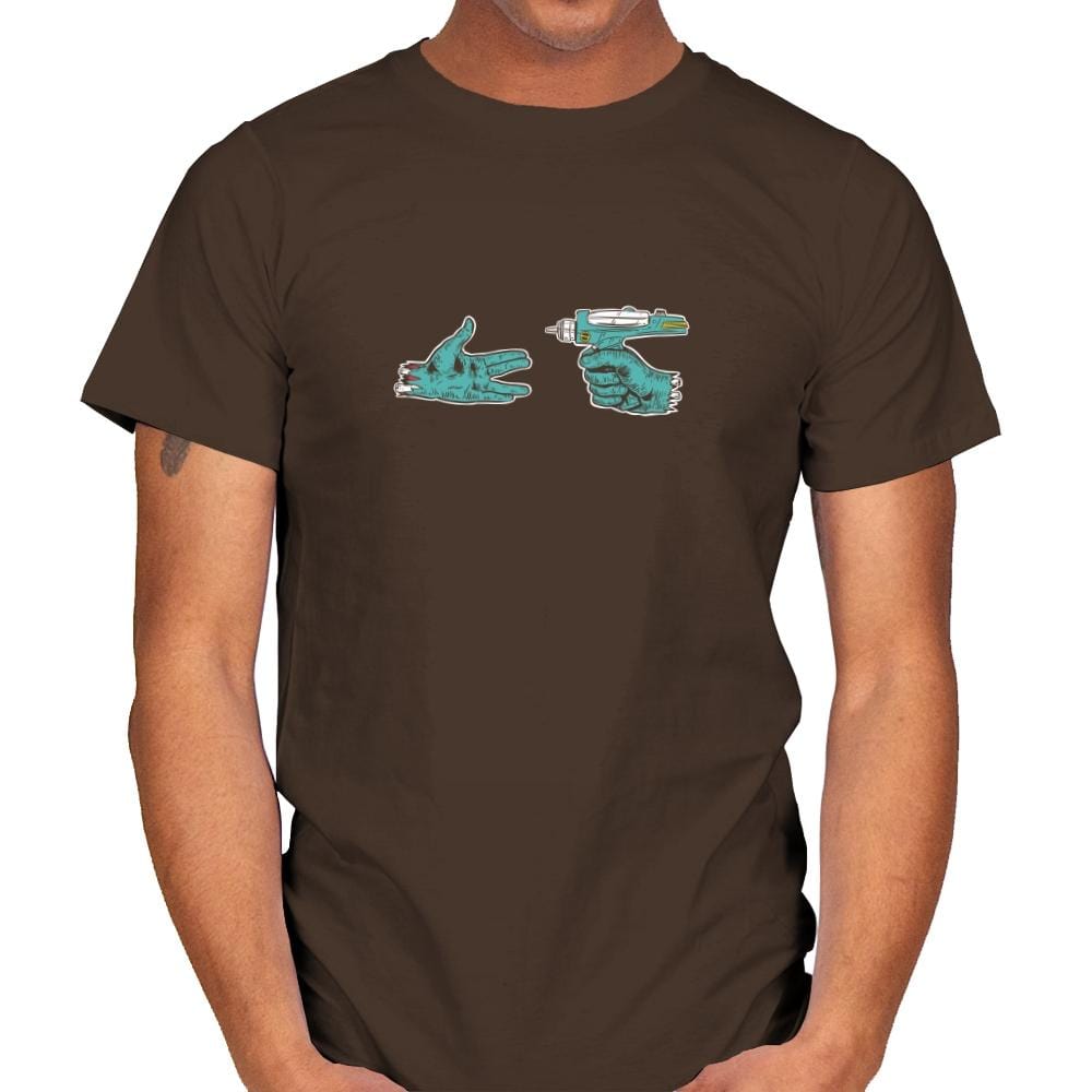 Run the Galaxy Exclusive - Mens T-Shirts RIPT Apparel Small / Dark Chocolate