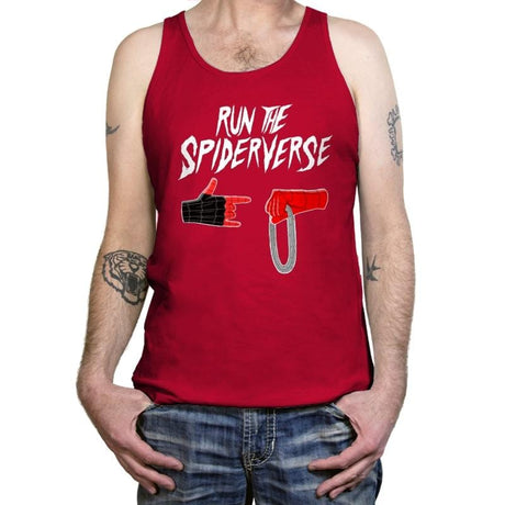 Run The Spiderverse  - Tanktop Tanktop RIPT Apparel