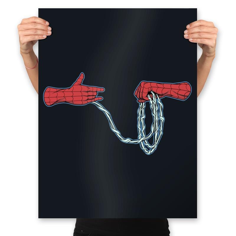 Run the Webs - Prints Posters RIPT Apparel 18x24 / Black