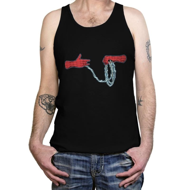 Run the Webs - Tanktop Tanktop RIPT Apparel X-Small / Black