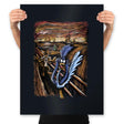 Runner Scream - Prints Posters RIPT Apparel 18x24 / Black