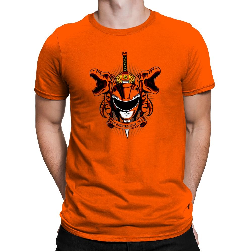 Russeus Tyrannosaurus Rex - Zordwarts - Mens Premium T-Shirts RIPT Apparel Small / Classic Orange