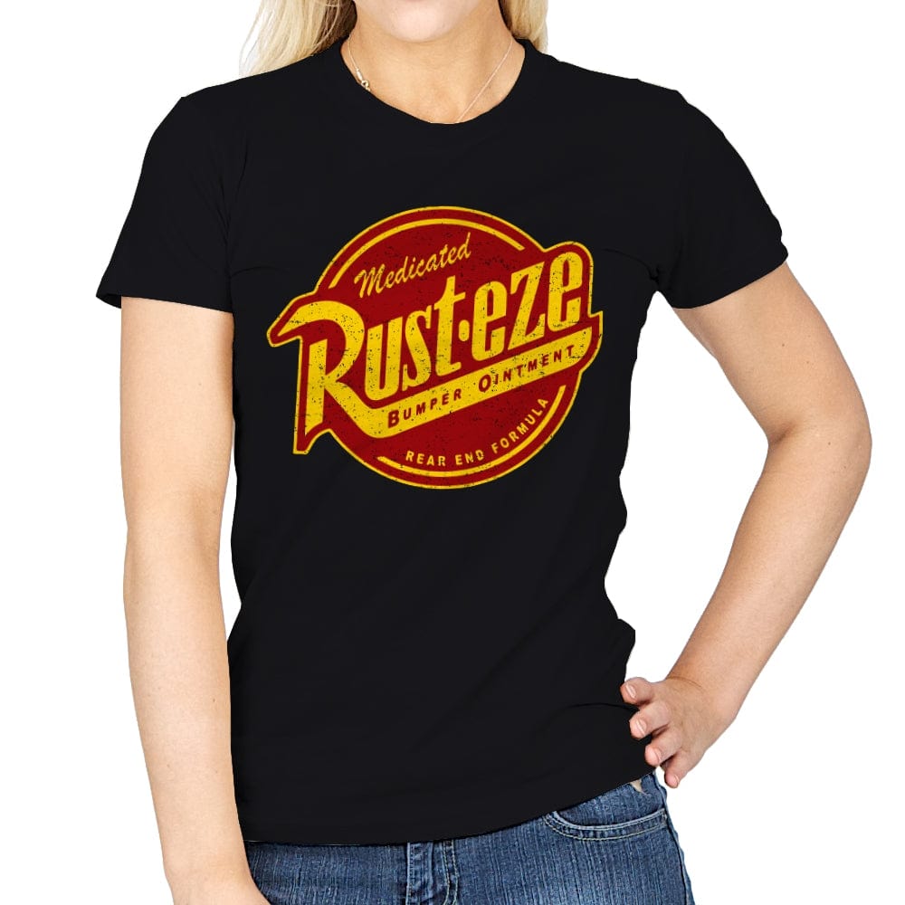 Rust Eze - Womens T-Shirts RIPT Apparel Small / Black