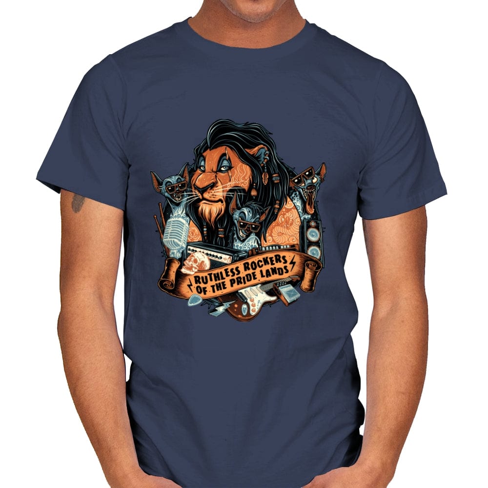 Ruthless Rockers - Mens T-Shirts RIPT Apparel Small / Navy