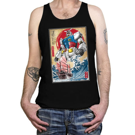 RX-78-2 Gundam in Japan - Tanktop Tanktop RIPT Apparel X-Small / Black