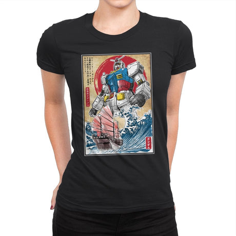 RX-78-2 Gundam in Japan - Womens Premium T-Shirts RIPT Apparel Small / Black