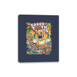 Sabertooth Loops - Canvas Wraps Canvas Wraps RIPT Apparel 8x10 / Navy