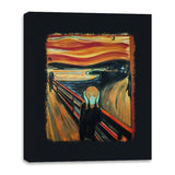 Safe Scream - Canvas Wraps Canvas Wraps RIPT Apparel 16x20 / Black