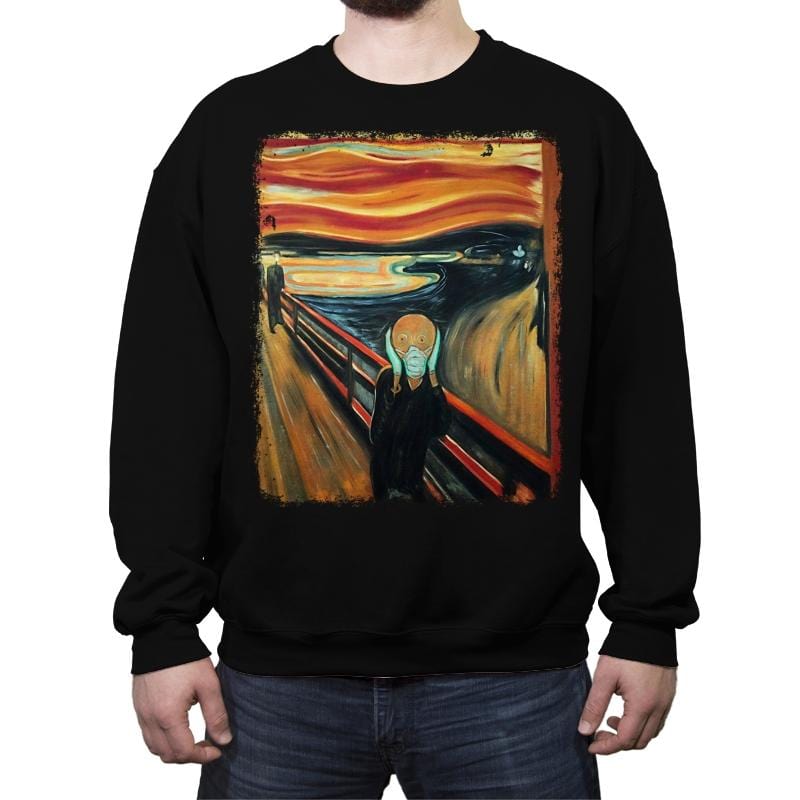 Safe Scream - Crew Neck Sweatshirt Crew Neck Sweatshirt RIPT Apparel Small / Black