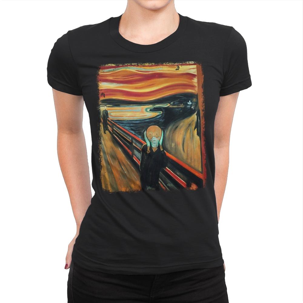 Safe Scream - Womens Premium T-Shirts RIPT Apparel Small / Black