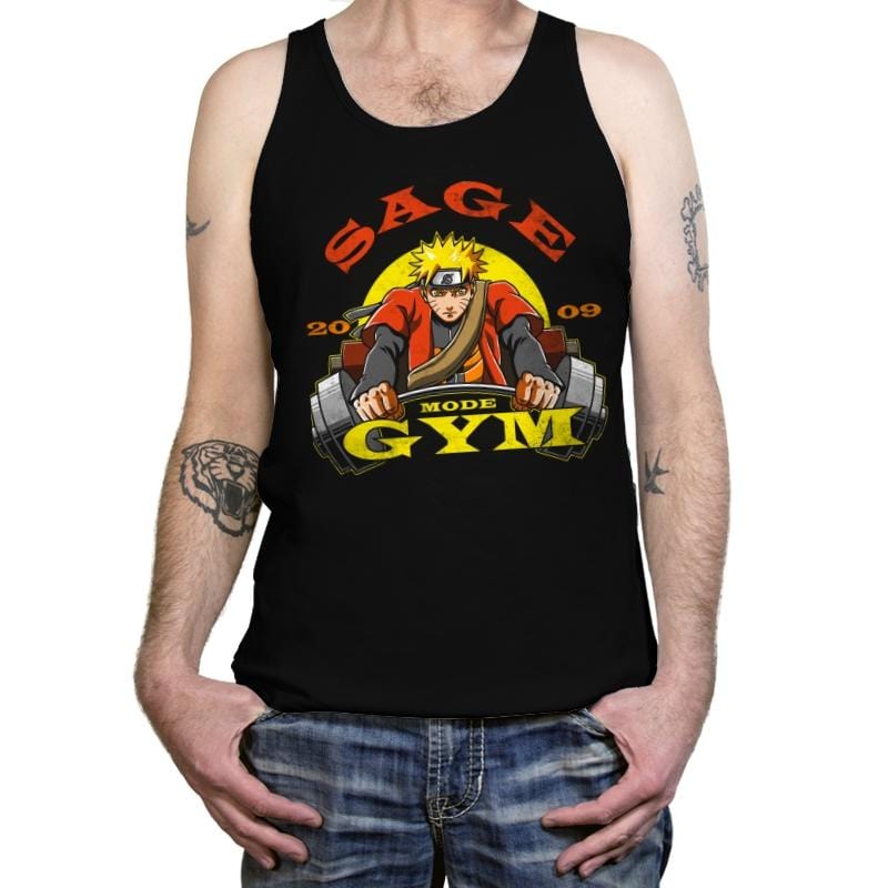 Sage Mode Gym - Tanktop Tanktop RIPT Apparel X-Small / Black