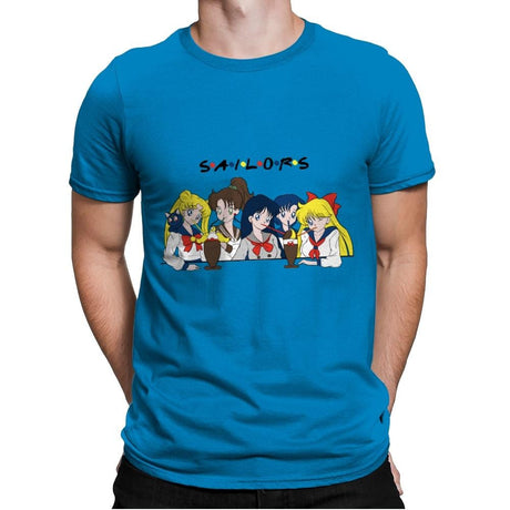 Sailor Pals - Mens Premium T-Shirts RIPT Apparel Small / Turqouise