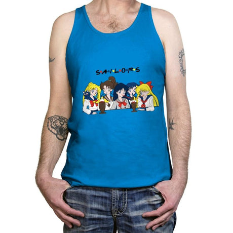 Sailor Pals - Tanktop Tanktop RIPT Apparel X-Small / Teal