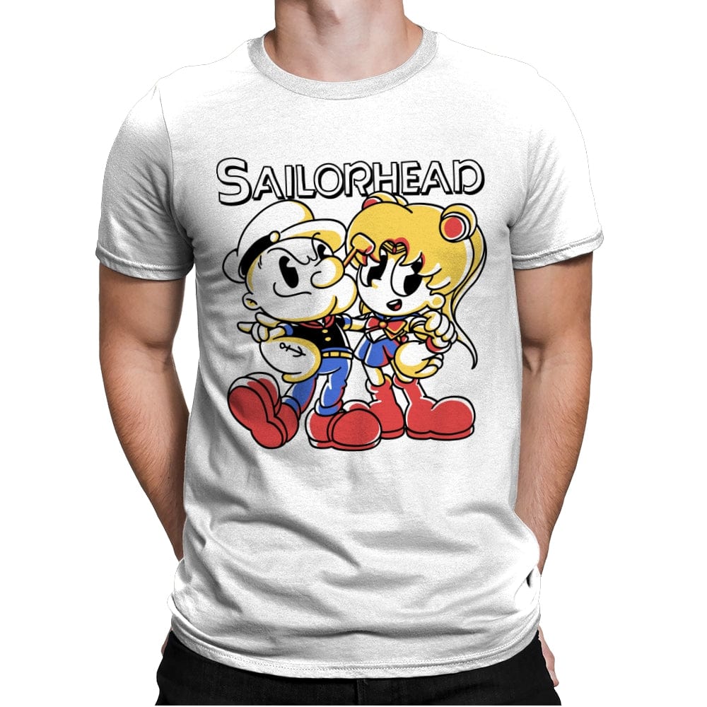 Sailorhead - Mens Premium T-Shirts RIPT Apparel Small / White