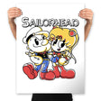 Sailorhead - Prints Posters RIPT Apparel 18x24 / White