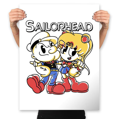 Sailorhead - Prints Posters RIPT Apparel 18x24 / White