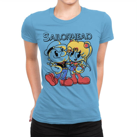 Sailorhead - Womens Premium T-Shirts RIPT Apparel Small / Turquoise