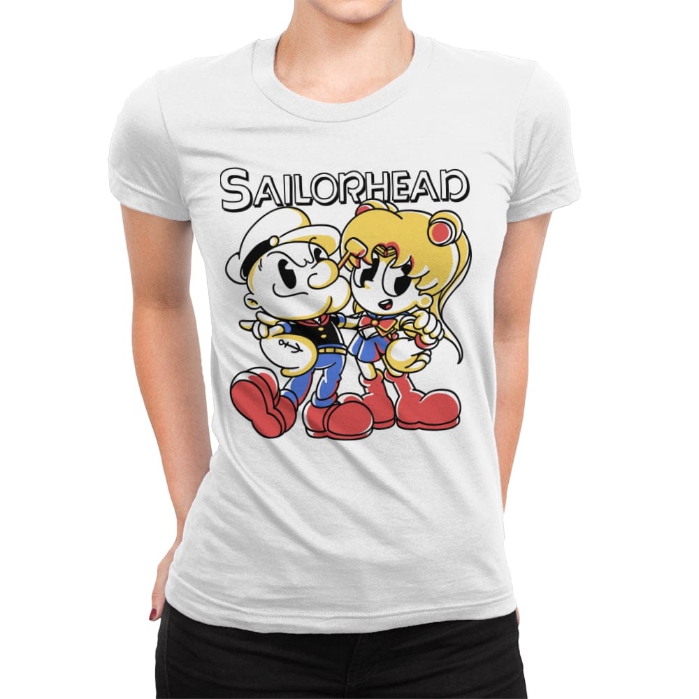 Sailorhead - Womens Premium T-Shirts RIPT Apparel Small / White