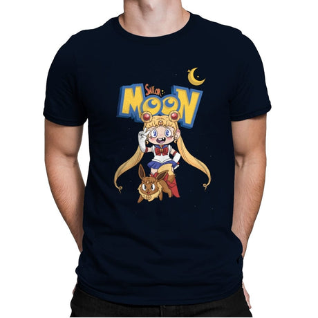 Sailormon  - Mens Premium T-Shirts RIPT Apparel Small / Midnight Navy