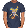 Sailormon  - Mens T-Shirts RIPT Apparel Small / Navy