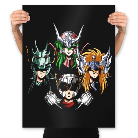 Saint Rhapsody - Prints Posters RIPT Apparel 18x24 / Black