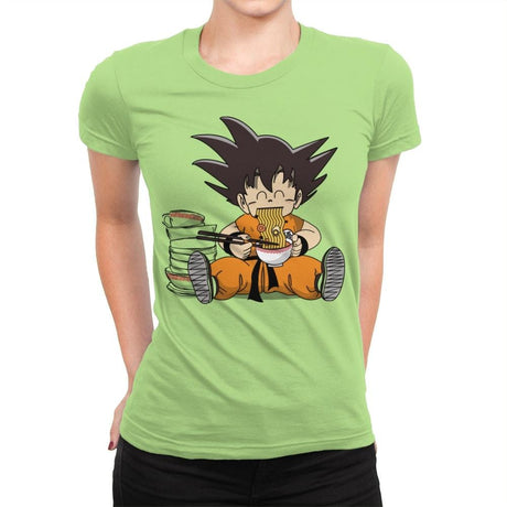 Saiyan Breakfast - Womens Premium T-Shirts RIPT Apparel Small / Mint