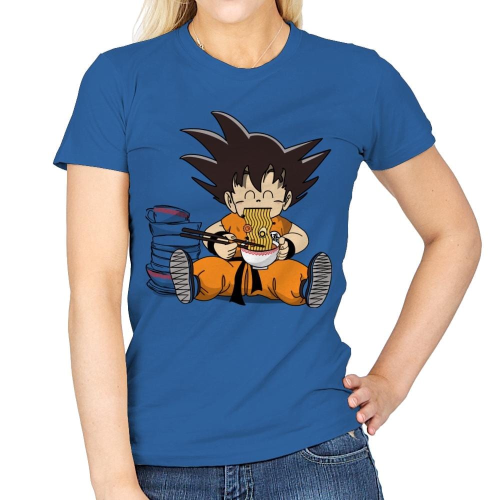 Saiyan Breakfast - Womens T-Shirts RIPT Apparel Small / Royal