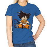 Saiyan Breakfast - Womens T-Shirts RIPT Apparel Small / Royal