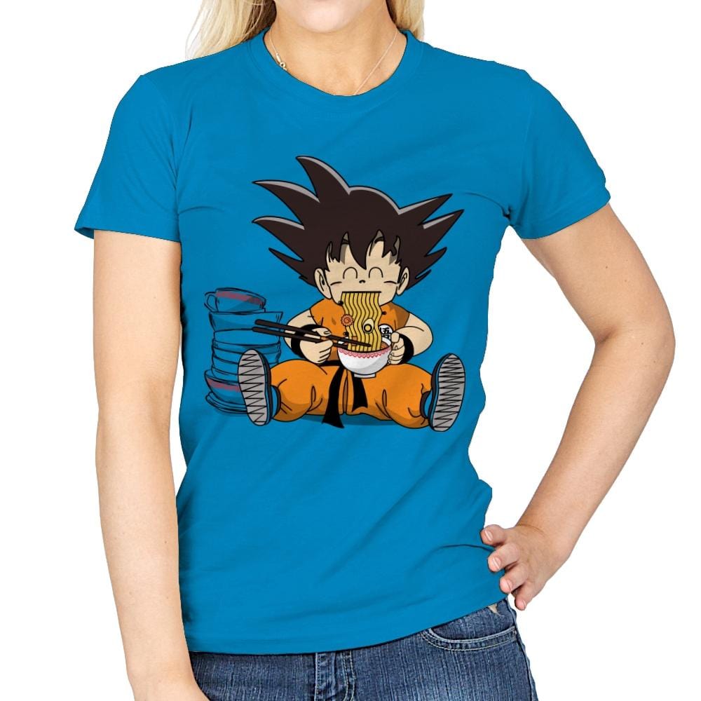 Saiyan Breakfast - Womens T-Shirts RIPT Apparel Small / Sapphire