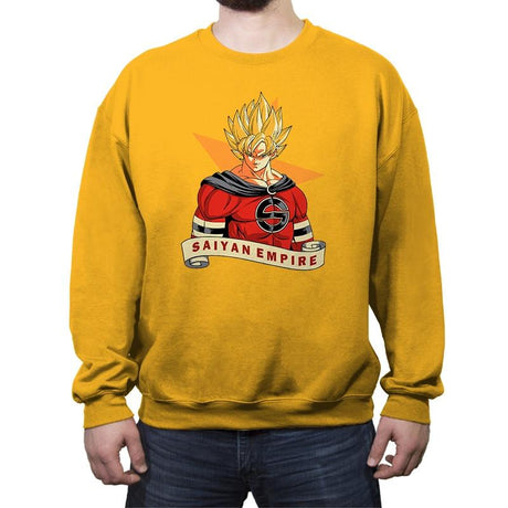 SAIYAN EMPIRE - Crew Neck Sweatshirt Crew Neck Sweatshirt RIPT Apparel Small / Gold