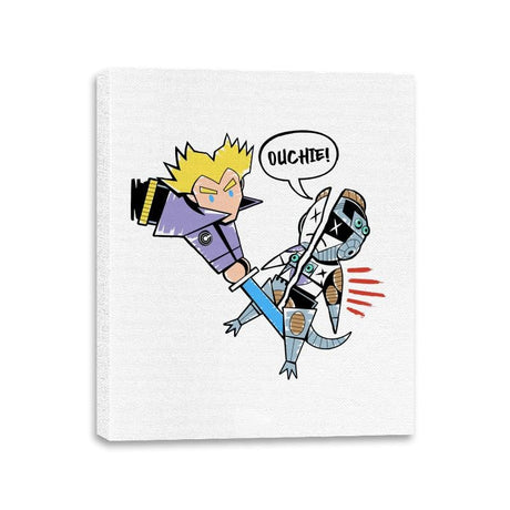 Saiyan Sword Cut - Canvas Wraps Canvas Wraps RIPT Apparel 11x14 / White