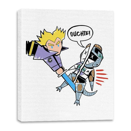 Saiyan Sword Cut - Canvas Wraps Canvas Wraps RIPT Apparel 16x20 / White