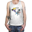 Saiyan Sword Cut - Tanktop Tanktop RIPT Apparel X-Small / White