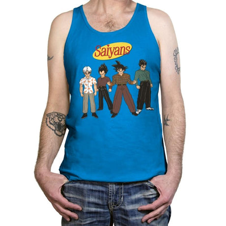 Saiyanfeld - Tanktop Tanktop RIPT Apparel X-Small / Teal