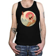 Sakura Meowster Cat - Tanktop Tanktop RIPT Apparel X-Small / Black