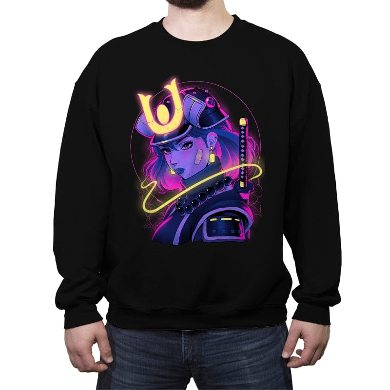 Samulight - Crew Neck Sweatshirt Crew Neck Sweatshirt RIPT Apparel Small / Black