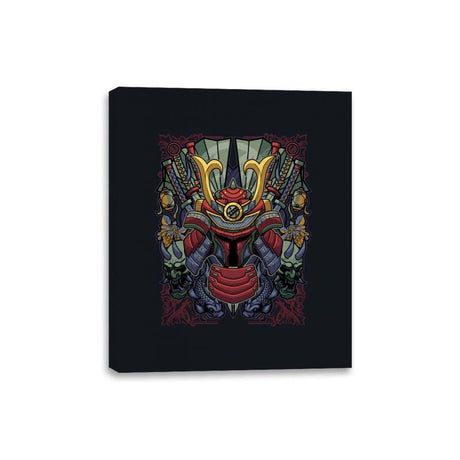 Samurai Bobba - Canvas Wraps Canvas Wraps RIPT Apparel 8x10 / Black