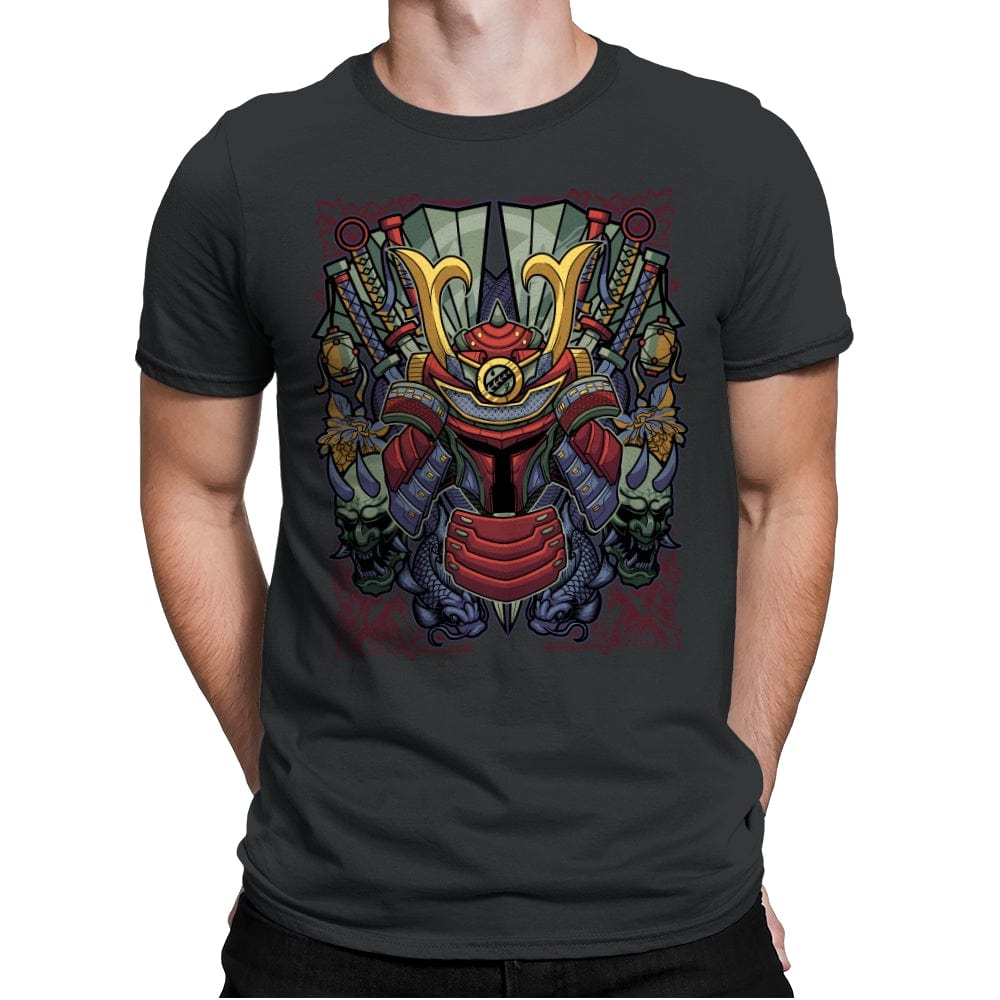 Samurai Bobba - Mens Premium T-Shirts RIPT Apparel Small / Heavy Metal