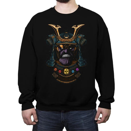 Samurai Gems - Crew Neck Sweatshirt Crew Neck Sweatshirt RIPT Apparel Small / Black