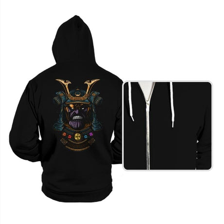 Samurai Gems - Hoodies Hoodies RIPT Apparel Small / Black