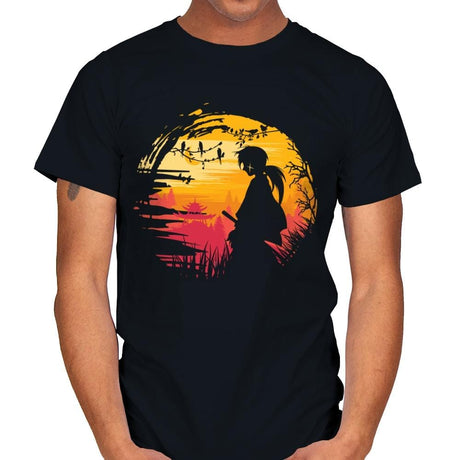 Samurai Journey - Mens T-Shirts RIPT Apparel Small / Black