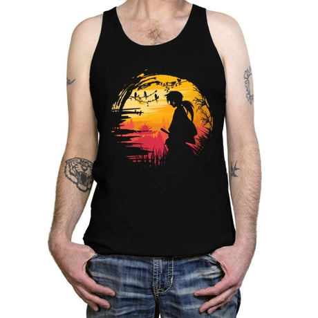 Samurai Journey - Tanktop Tanktop RIPT Apparel X-Small / Black