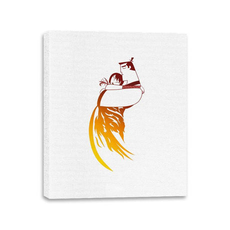 Samurai Love - Canvas Wraps Canvas Wraps RIPT Apparel 11x14 / White