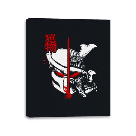 Samurai Prey - Canvas Wraps Canvas Wraps RIPT Apparel 11x14 / Black